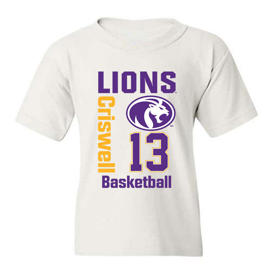 North Alabama - NCAA Women's Basketball : Katie Criswell - Classic Fashion Shersey Youth T-Shirt-0