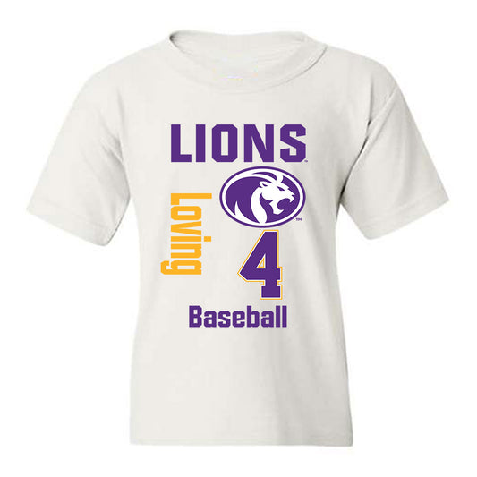 North Alabama - NCAA Baseball : Bryant Loving - Classic Fashion Shersey Youth T-Shirt-0