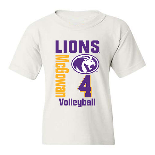 North Alabama - NCAA Women's Volleyball : Kinslee McGowan - Classic Fashion Shersey Youth T-Shirt-0