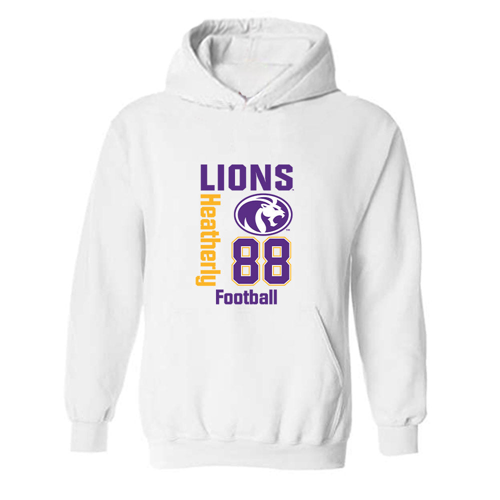 North Alabama - NCAA Football : Kaleb Heatherly - Classic Fashion Shersey Hooded Sweatshirt-0