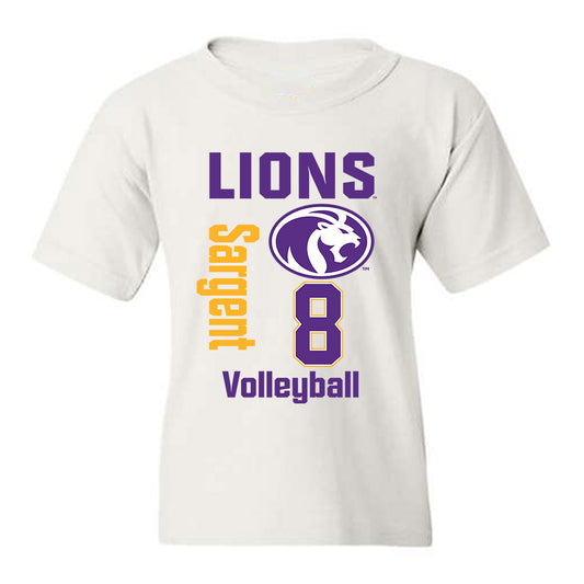 North Alabama - NCAA Women's Volleyball : Nicole Sargent - Classic Fashion Shersey Youth T-Shirt-0