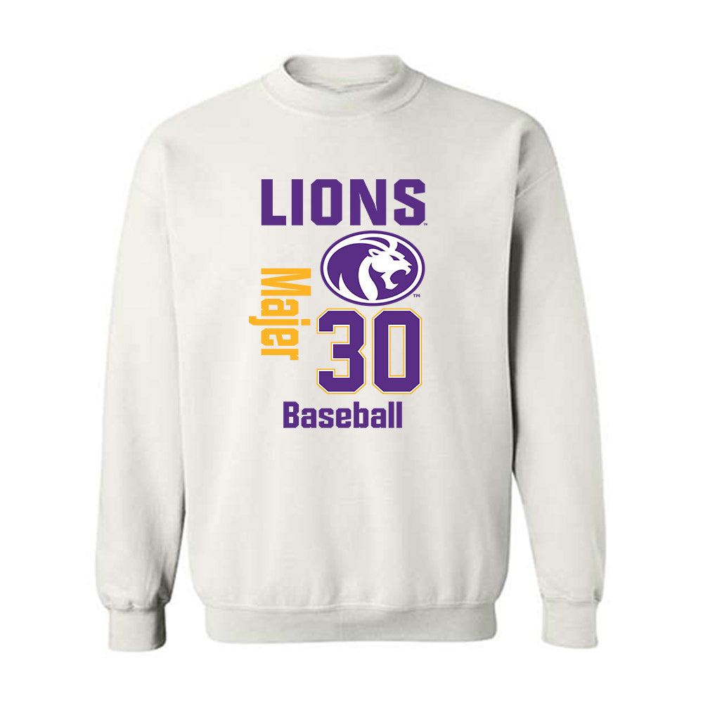 North Alabama - NCAA Baseball : Zakary Majer - Classic Fashion Shersey Crewneck Sweatshirt-0