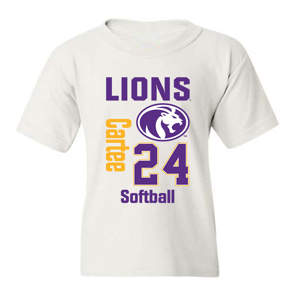 North Alabama - NCAA Softball : Lillyanna Cartee - Classic Fashion Shersey Youth T-Shirt