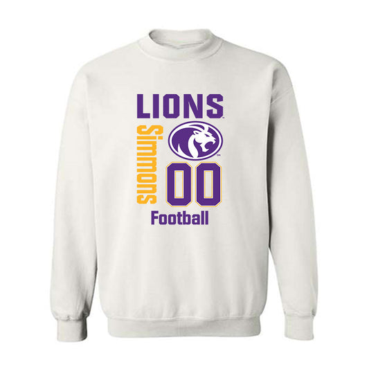 North Alabama - NCAA Football : Dawson Simmons - Classic Fashion Shersey Crewneck Sweatshirt-0