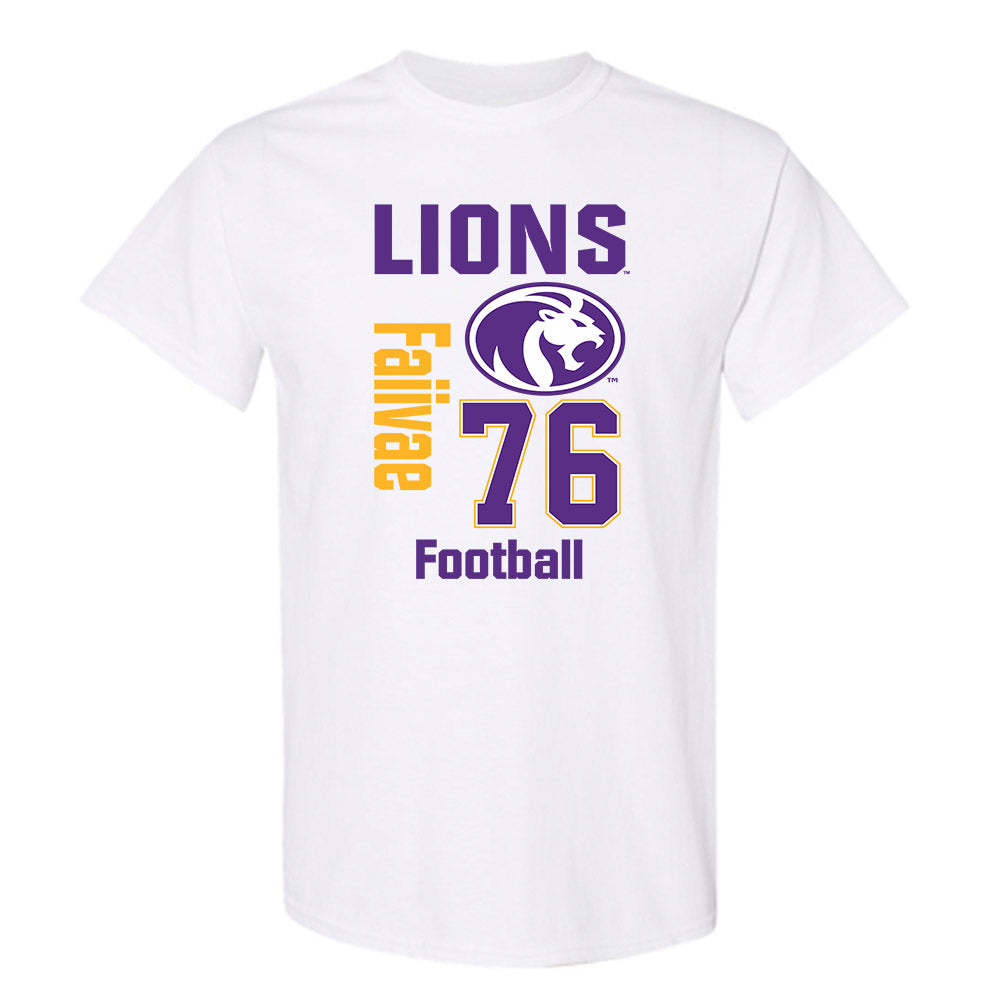 North Alabama - NCAA Football : Anthony Faiivae - Classic Fashion Shersey T-Shirt-0