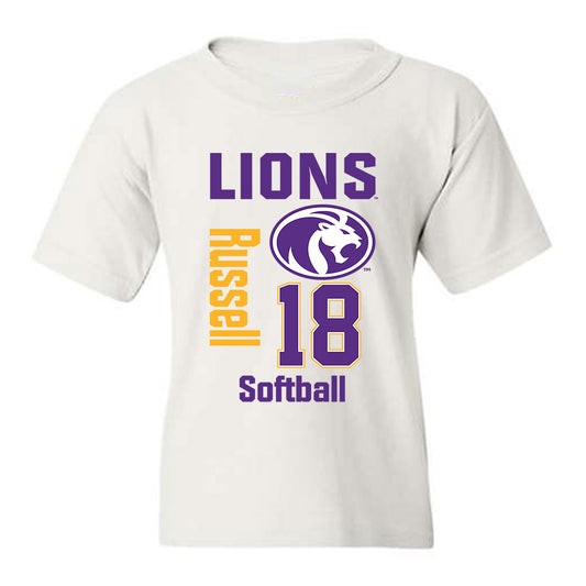 North Alabama - NCAA Softball : Kylei Russell - Classic Fashion Shersey Youth T-Shirt-0