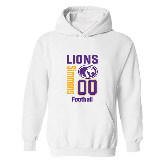 North Alabama - NCAA Football : Dawson Simmons - Classic Fashion Shersey Hooded Sweatshirt-0