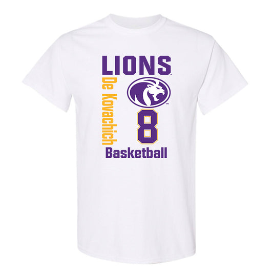 North Alabama - NCAA Men's Basketball : Kevin De Kovachich - Classic Fashion Shersey T-Shirt-0