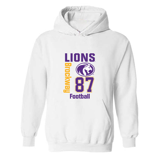North Alabama - NCAA Football : Nathan Brockway - Classic Fashion Shersey Hooded Sweatshirt-0