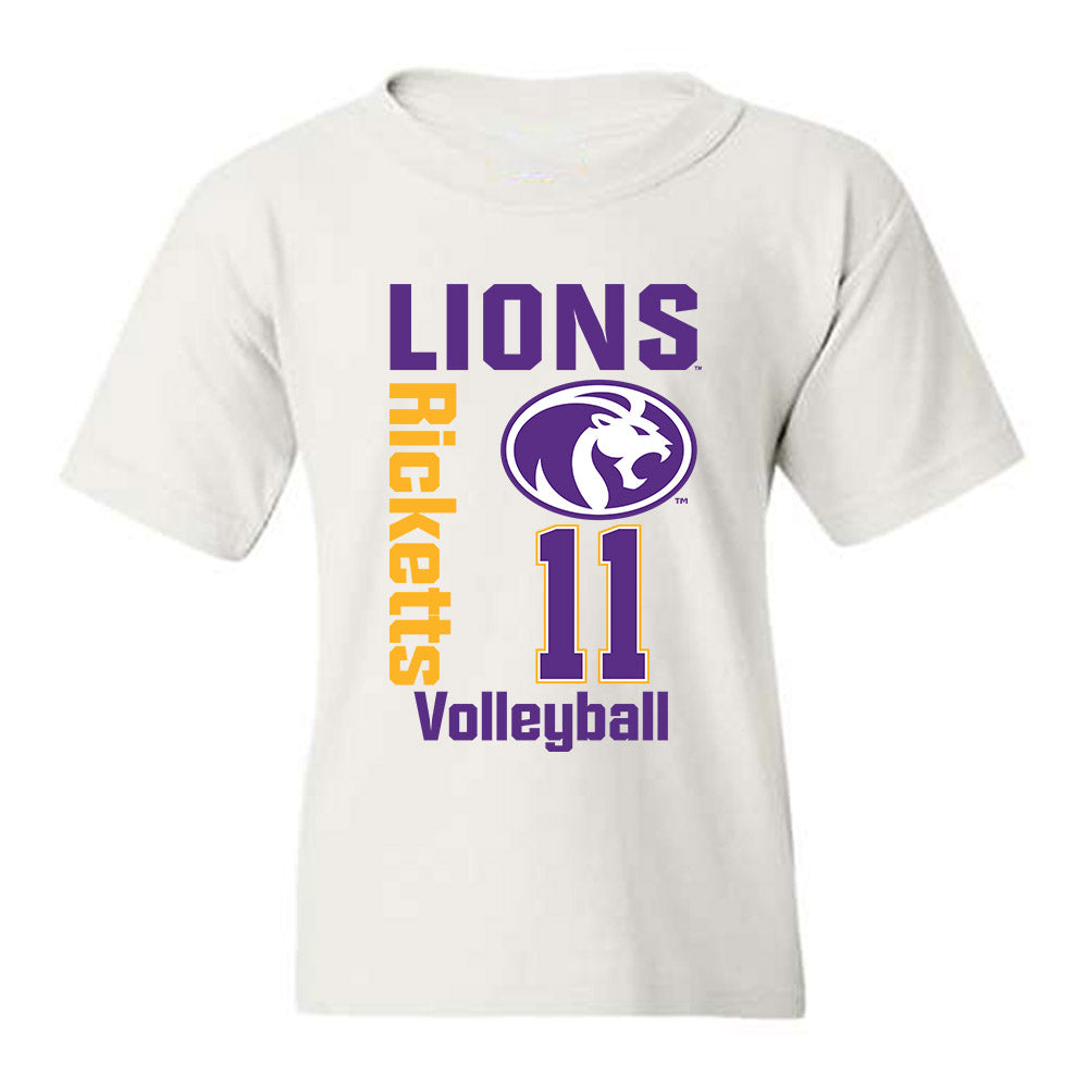 North Alabama - NCAA Women's Volleyball : Reese Ricketts - Classic Fashion Shersey Youth T-Shirt-0