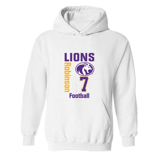 North Alabama - NCAA Football : Demarcious Robinson - Classic Fashion Shersey Hooded Sweatshirt-0