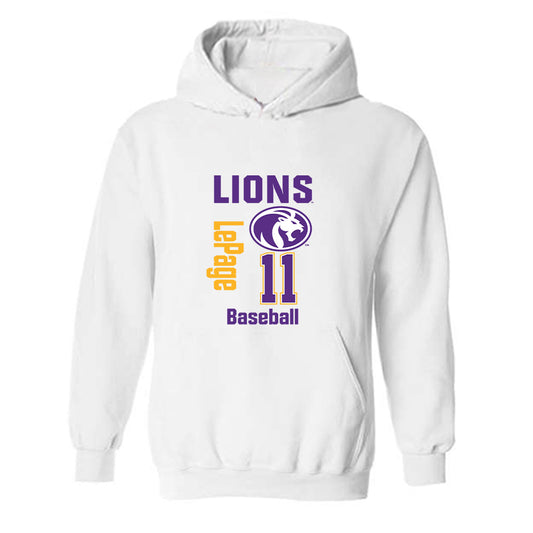 North Alabama - NCAA Baseball : Tyler LePage - Classic Fashion Shersey Hooded Sweatshirt-0