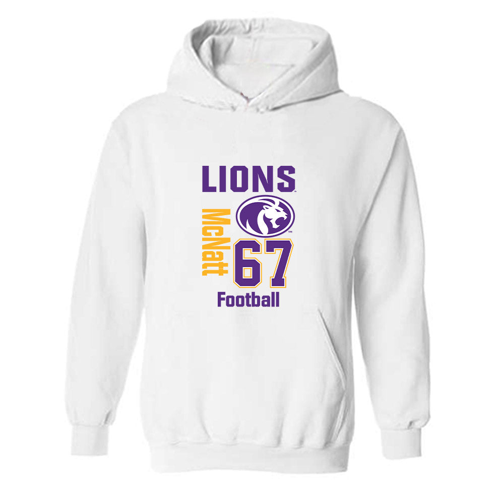 North Alabama - NCAA Football : Shane McNatt - Classic Fashion Shersey Hooded Sweatshirt-0