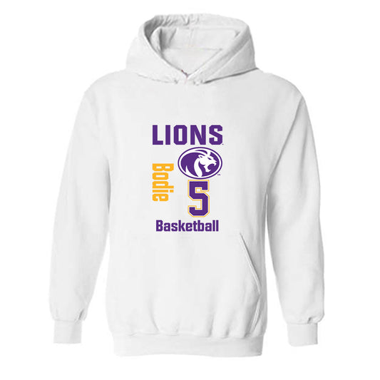 North Alabama - NCAA Men's Basketball : Kedar Bodie - Classic Fashion Shersey Hooded Sweatshirt-0