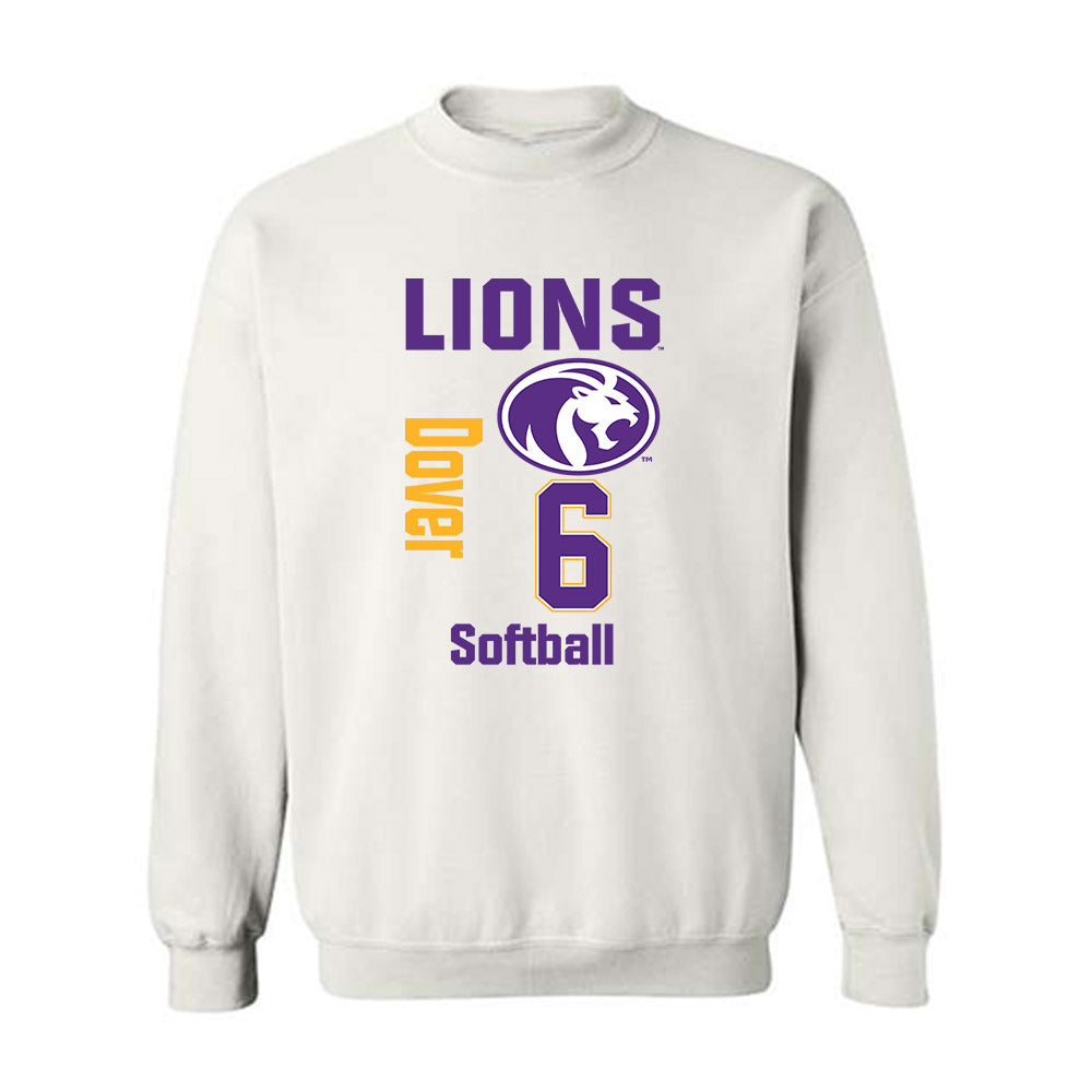 North Alabama - NCAA Softball : Briley Dover - Classic Fashion Shersey Crewneck Sweatshirt-0