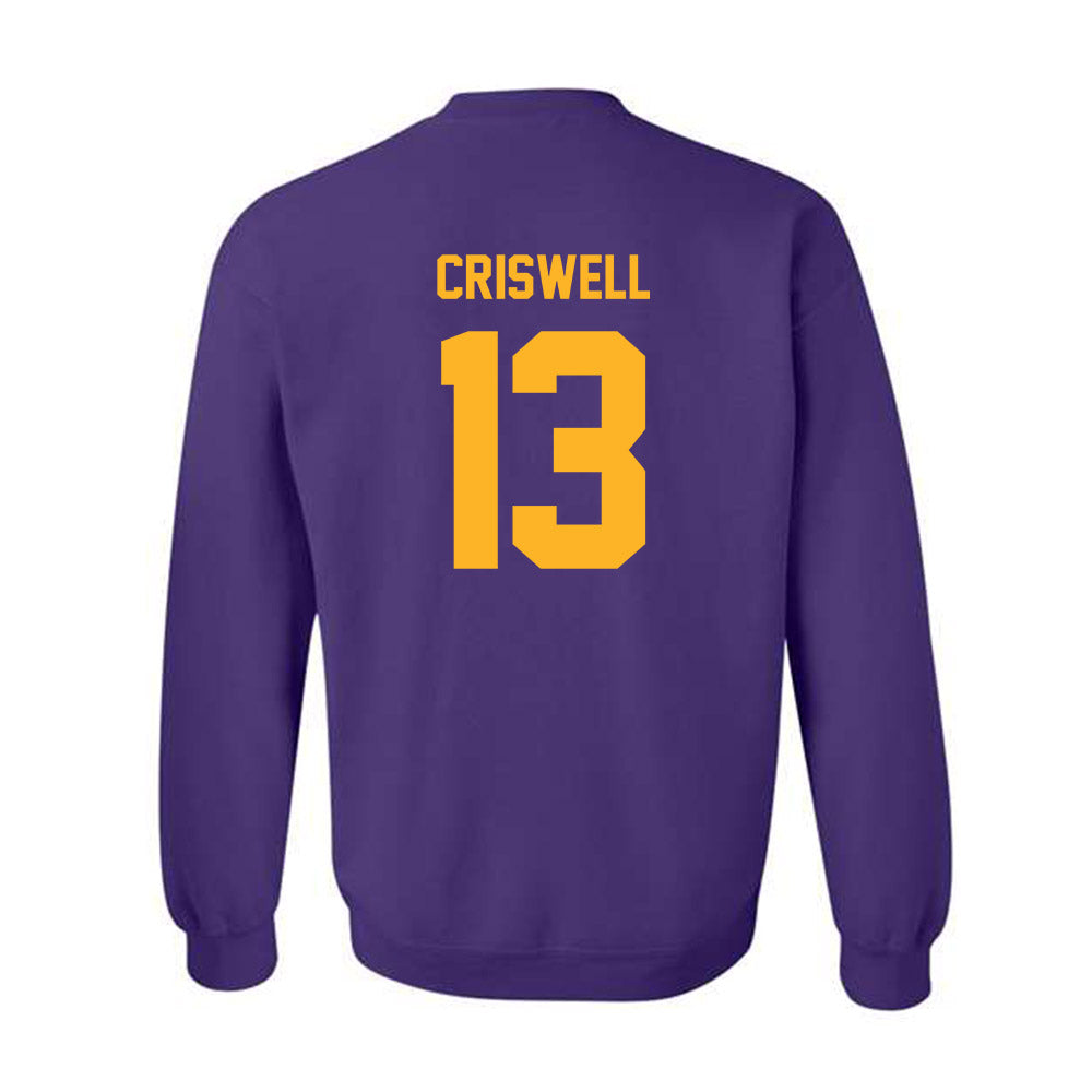 North Alabama - NCAA Women's Basketball : Katie Criswell - Classic Shersey Crewneck Sweatshirt-1