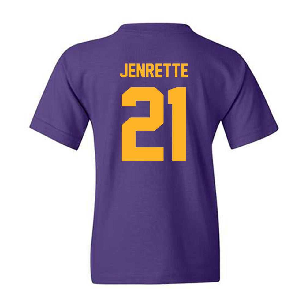 North Alabama - NCAA Men's Basketball : Israel Jenrette - Classic Shersey Youth T-Shirt-1