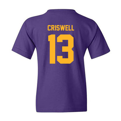 North Alabama - NCAA Women's Basketball : Katie Criswell - Classic Shersey Youth T-Shirt-1