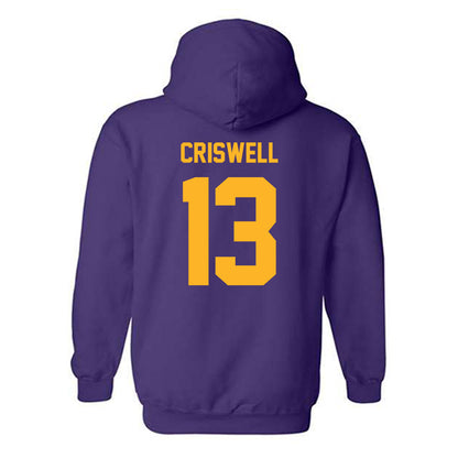 North Alabama - NCAA Women's Basketball : Katie Criswell - Classic Shersey Hooded Sweatshirt-1