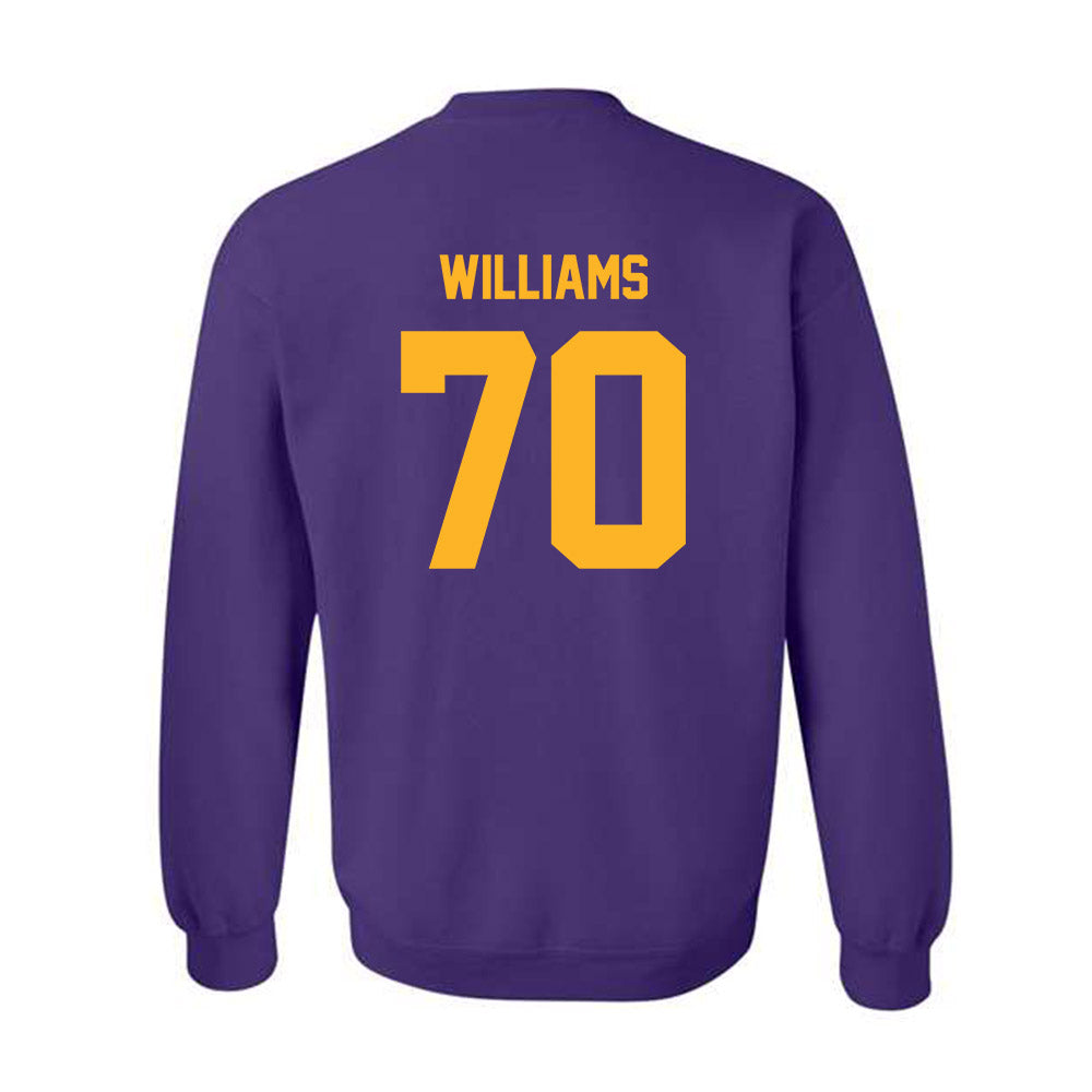 North Alabama - NCAA Football : Eric Williams - Classic Shersey Crewneck Sweatshirt-1