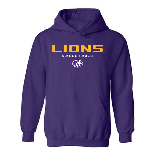 North Alabama - NCAA Women's Volleyball : Reese Ricketts - Classic Shersey Hooded Sweatshirt-0