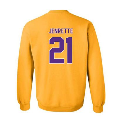 North Alabama - NCAA Men's Basketball : Israel Jenrette - Classic Shersey Crewneck Sweatshirt-1