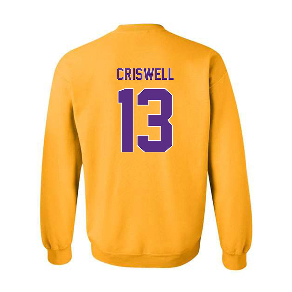 North Alabama - NCAA Women's Basketball : Katie Criswell - Classic Shersey Crewneck Sweatshirt-1