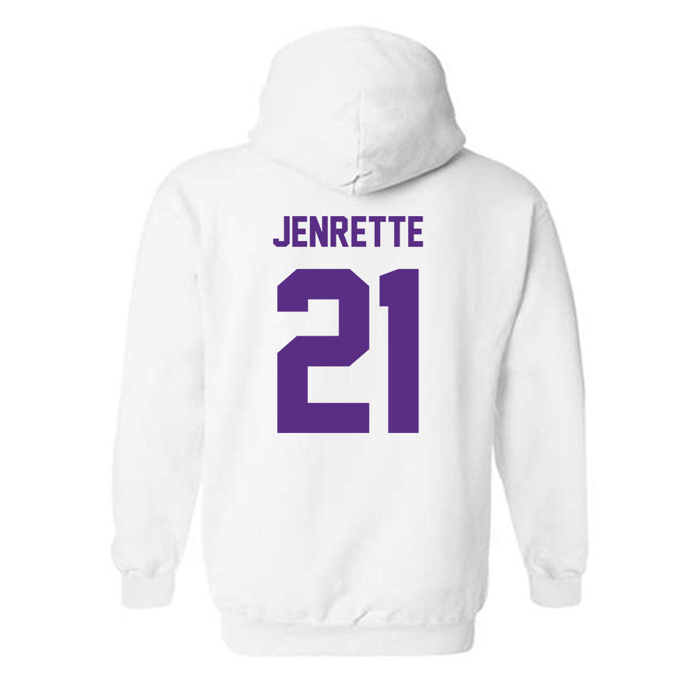 North Alabama - NCAA Men's Basketball : Israel Jenrette - Classic Shersey Hooded Sweatshirt-1