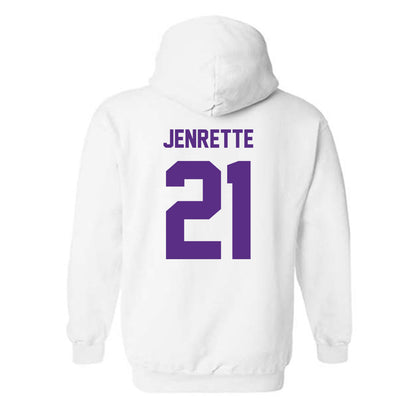 North Alabama - NCAA Men's Basketball : Israel Jenrette - Classic Shersey Hooded Sweatshirt-1