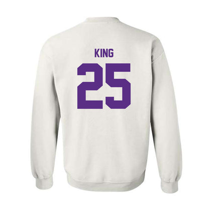 North Alabama - NCAA Men's Basketball : Darkaun King - Classic Shersey Crewneck Sweatshirt-1