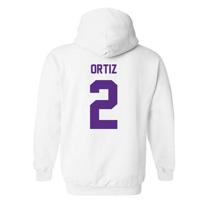 North Alabama - NCAA Men's Basketball : Daniel Ortiz - Classic Shersey Hooded Sweatshirt-1