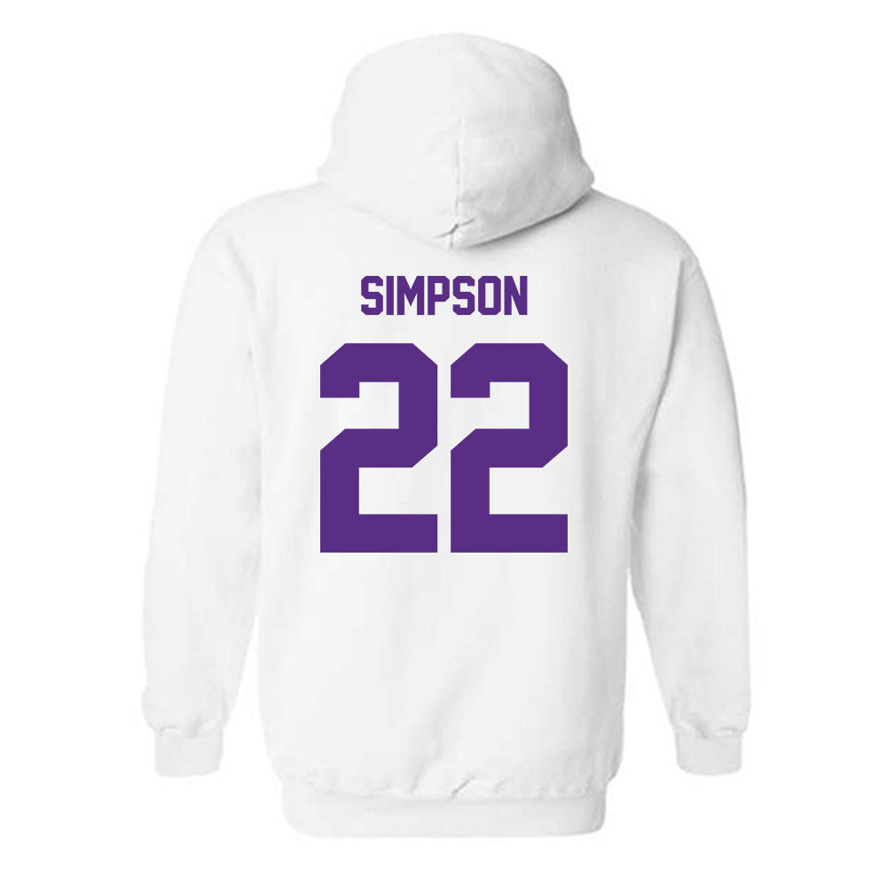 North Alabama - NCAA Football :Jaylen Simpson - Classic Shersey Hooded Sweatshirt-1