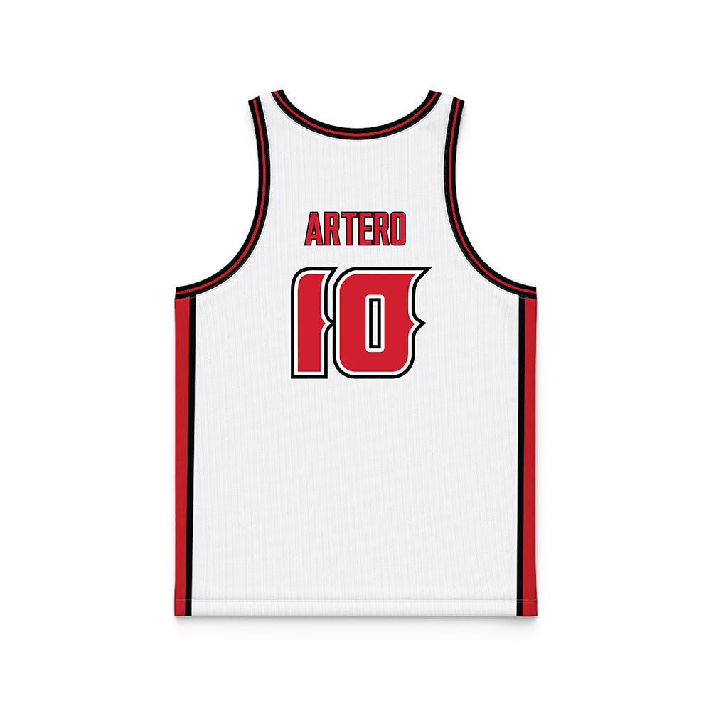 Louisiana - NCAA Women's Basketball : Marina Artero - White Basketball Jersey-1