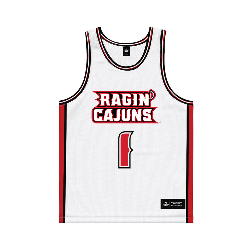 Louisiana - NCAA Women's Basketball : Kahlen Norris - White Basketball Jersey-0