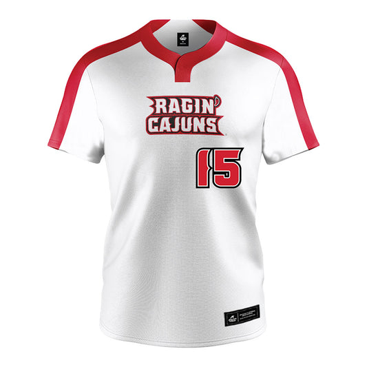 Louisiana - NCAA Softball : Julianne Tipton - White Jersey-0