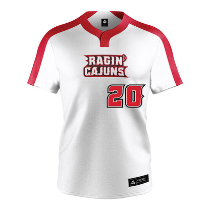 Louisiana - NCAA Softball : Lily Knox - White Jersey-0