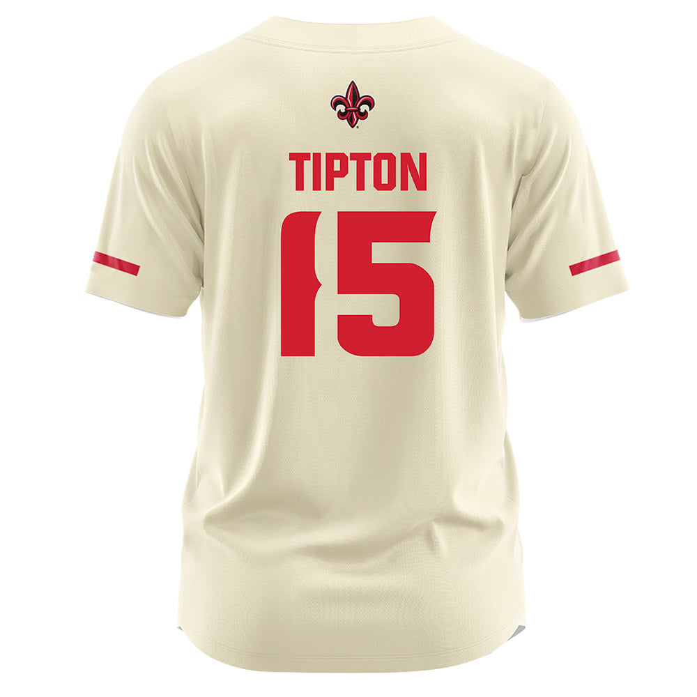 Louisiana - NCAA Softball : Julianne Tipton - Cream Jersey-1