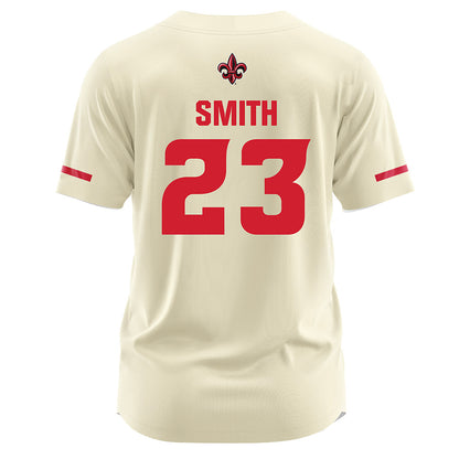 Louisiana - NCAA Softball : Emily Smith - Cream Jersey