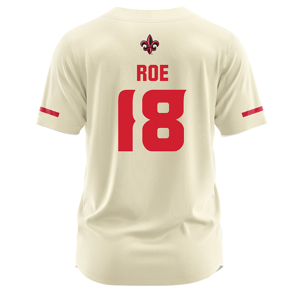 Louisiana - NCAA Softball : Samantha Roe - Vintage Softball Jersey Cream