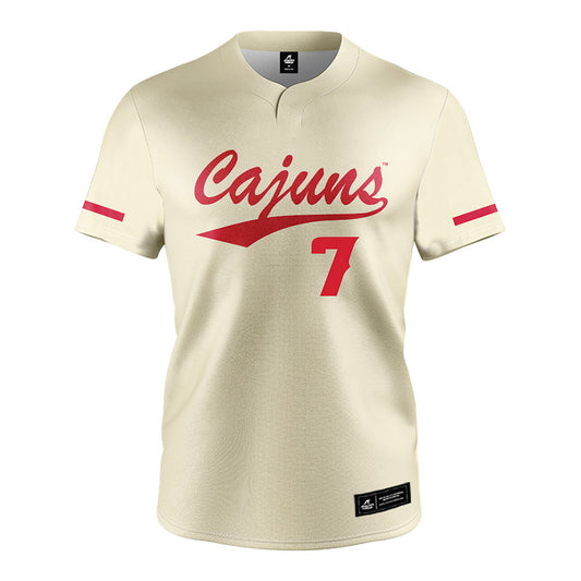 Louisiana - NCAA Softball : Dayzja Williams - Vintage Softball Jersey Cream