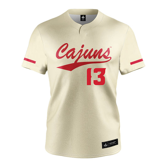 Louisiana - NCAA Softball : Jourdyn Campbell - Vintage Softball Jersey Cream