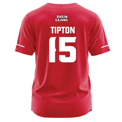 Louisiana - NCAA Softball : Julianne Tipton - Red Jersey-1