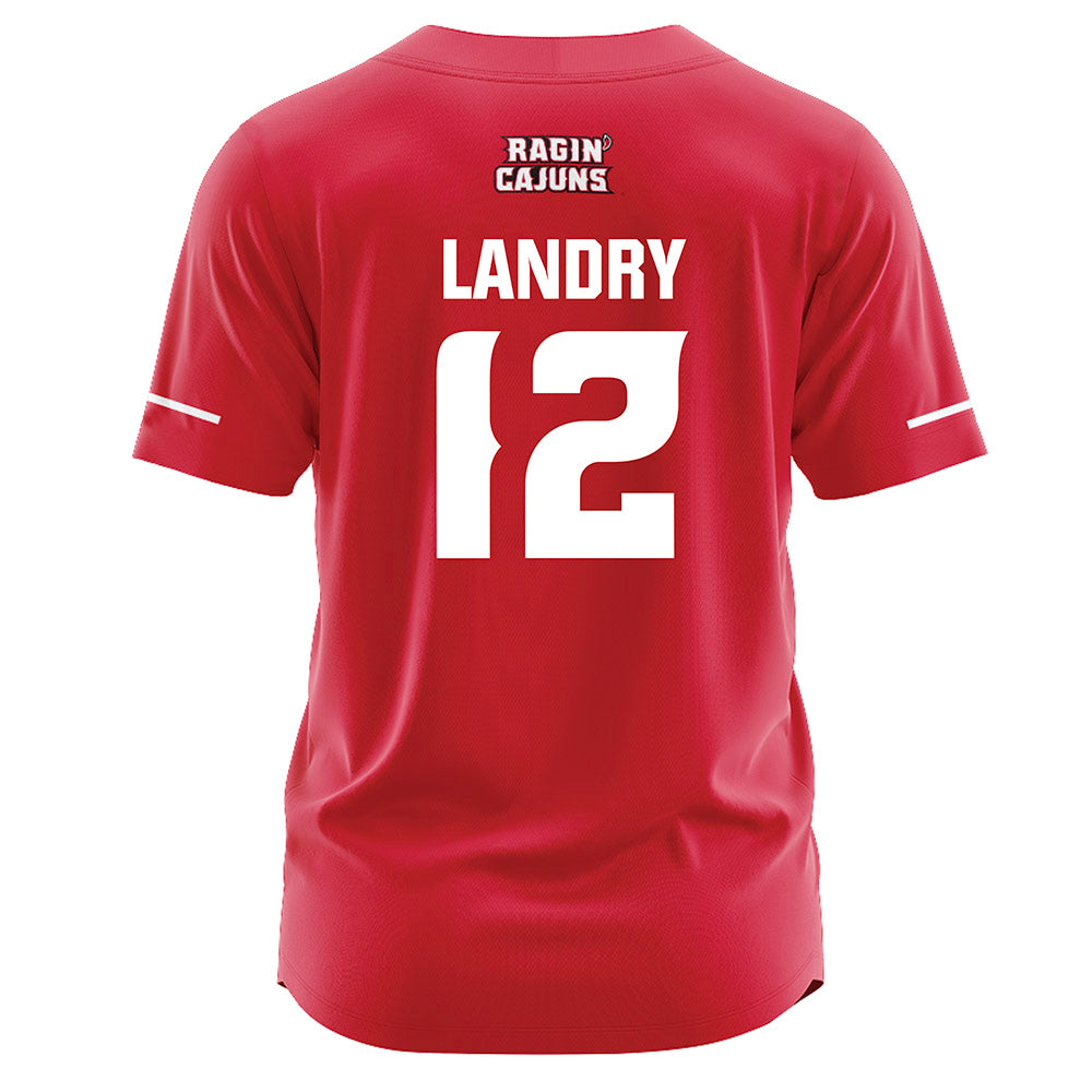 Louisiana - NCAA Softball : Sam Landry - Vintage Softball Jersey Red