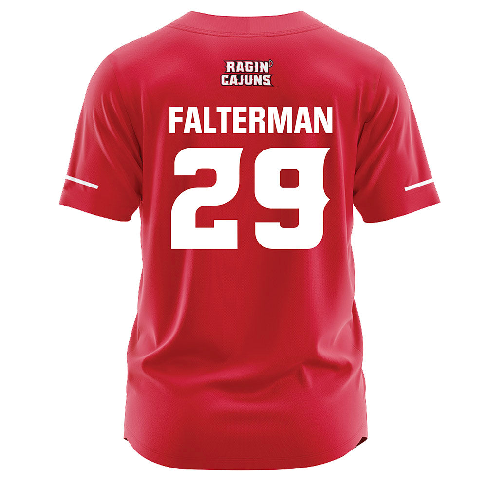 Louisiana - NCAA Softball : Kayla Falterman - Vintage Softball Jersey Red