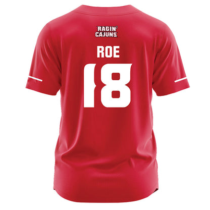 Louisiana - NCAA Softball : Samantha Roe - Vintage Softball Jersey Red