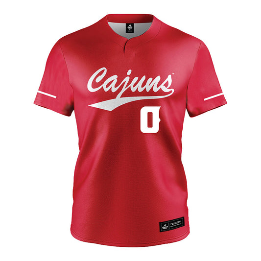 Louisiana - NCAA Softball : Mia Liscano - Red Jersey-0