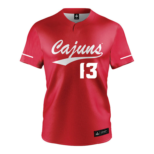 Louisiana - NCAA Softball : Jourdyn Campbell - Vintage Softball Jersey Red
