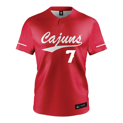 Louisiana - NCAA Softball : Dayzja Williams - Vintage Softball Jersey Red