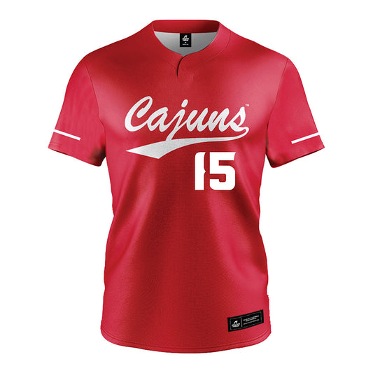 Louisiana - NCAA Softball : Laney Credeur - Vintage Softball Jersey Red