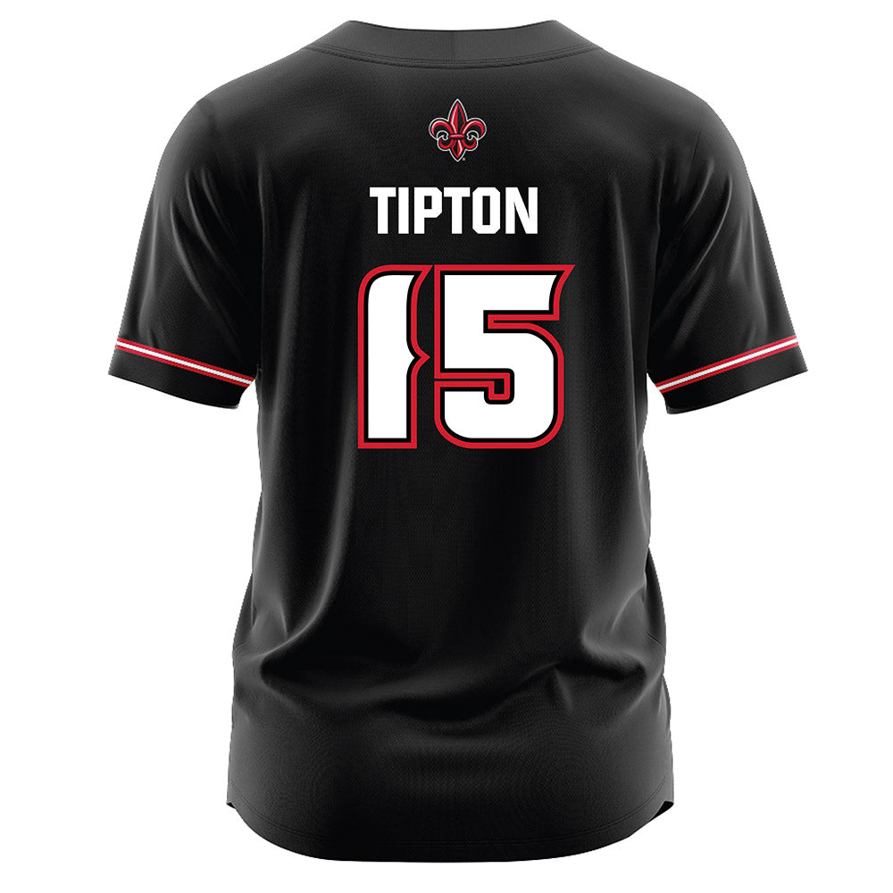 Louisiana - NCAA Softball : Julianne Tipton - Black Jersey-1